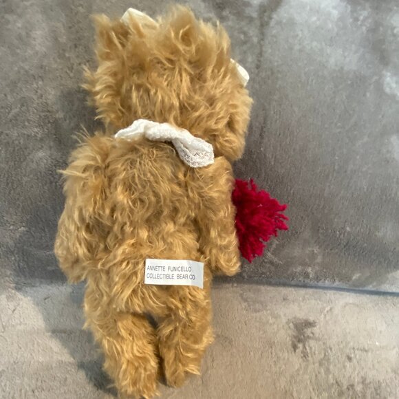 Annette Funicello Bear Co. Collectible Jointed 12” Mohair Bear Ginger & Spice - Picture 8 of 13